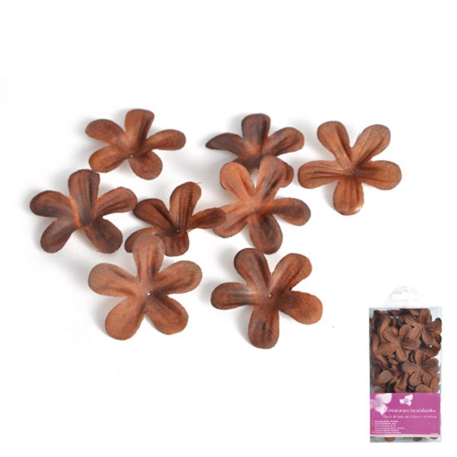 FLEURS DECO CHOCOLAT/60 PVC