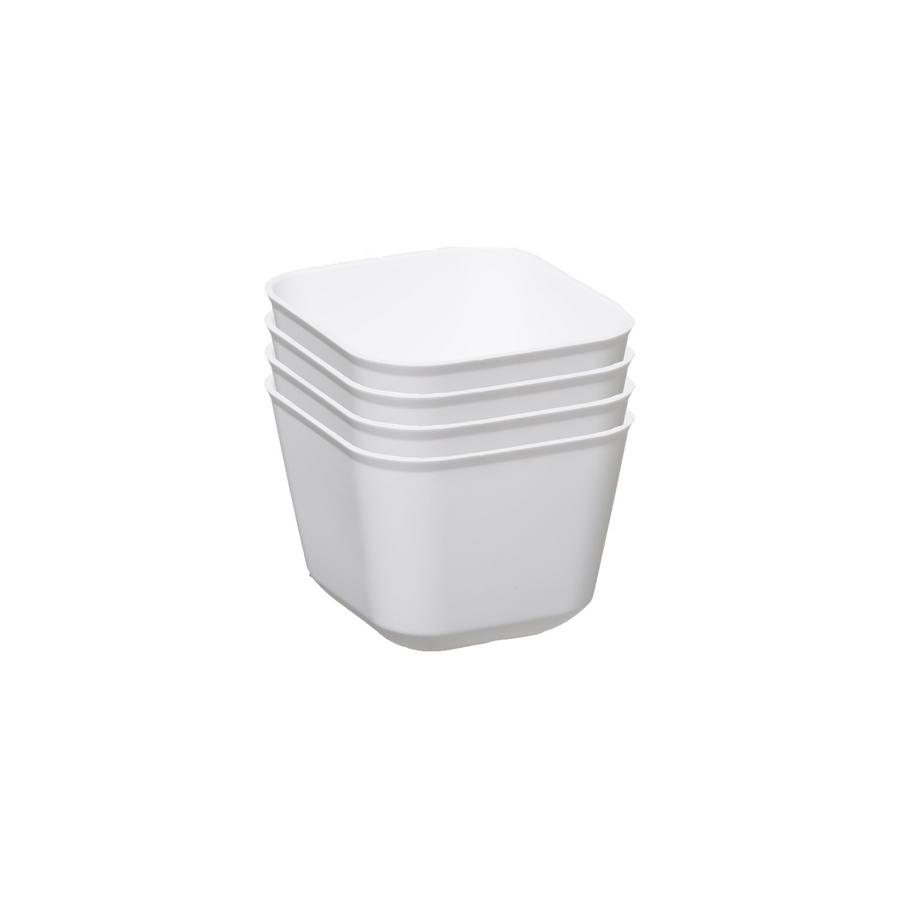SET DE 4 BACS RANGEMENT EN PVC