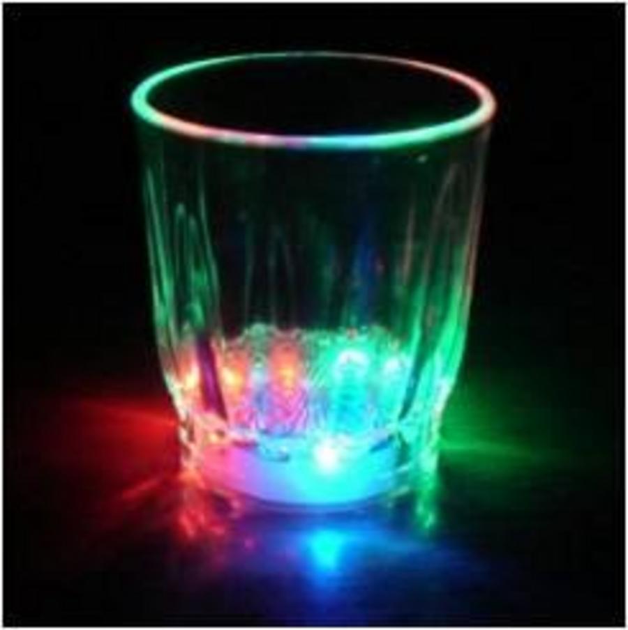 2 VERRES SHOOTERS LUMINEUX
