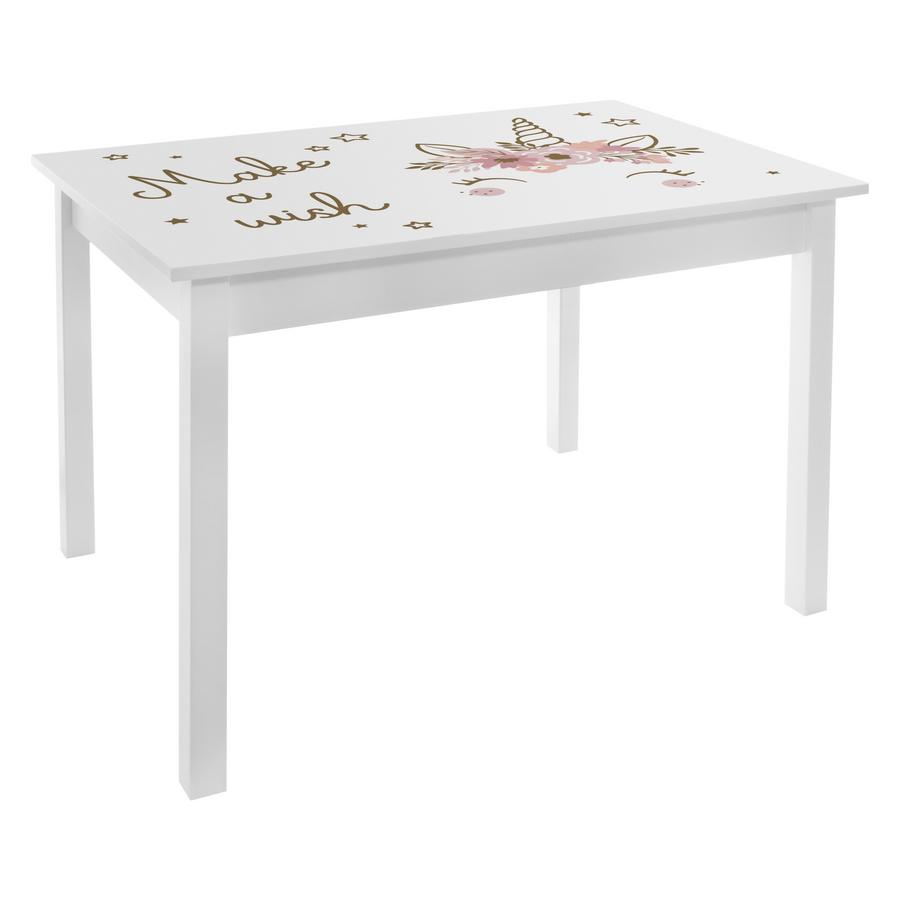 TABLE ACTIVITE FILLE BLANC