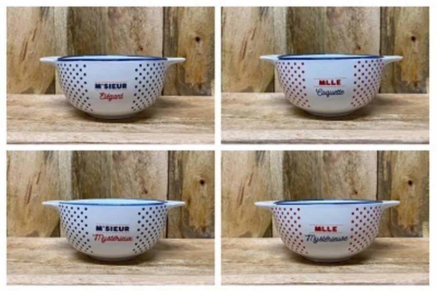 BOL FRENCH 42CL EN PORCELAINE