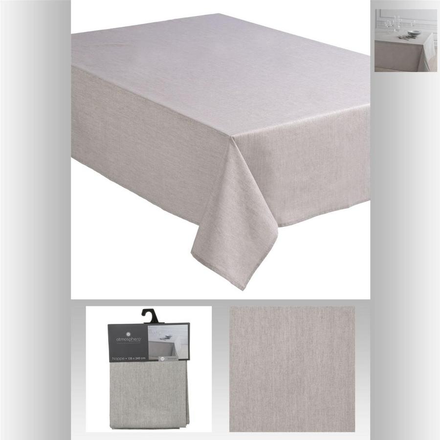 NAPPE ISA GRIS CLAIR 135X240