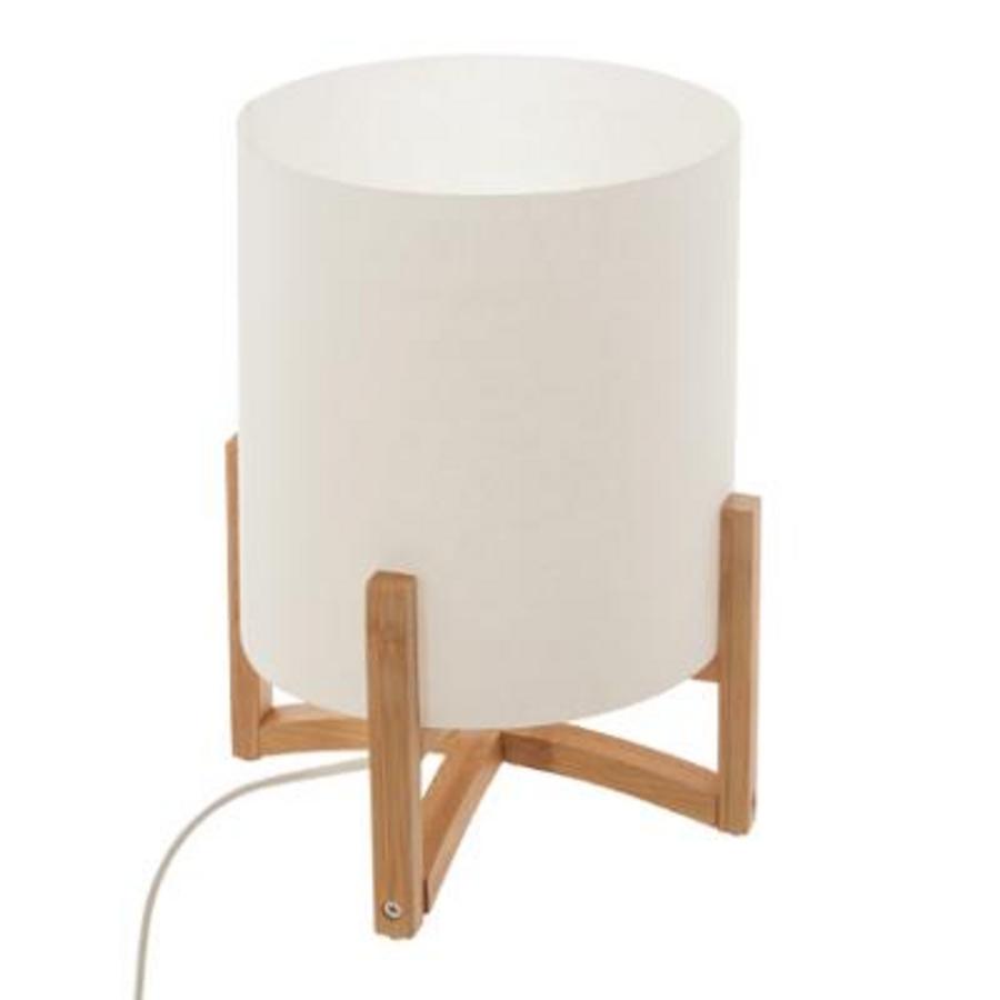 LAMPE BAMBOU+PLAST H28 COCO
