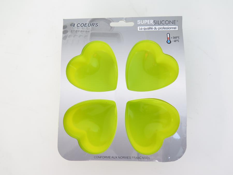 MOULE SILICONE 4 COEURS