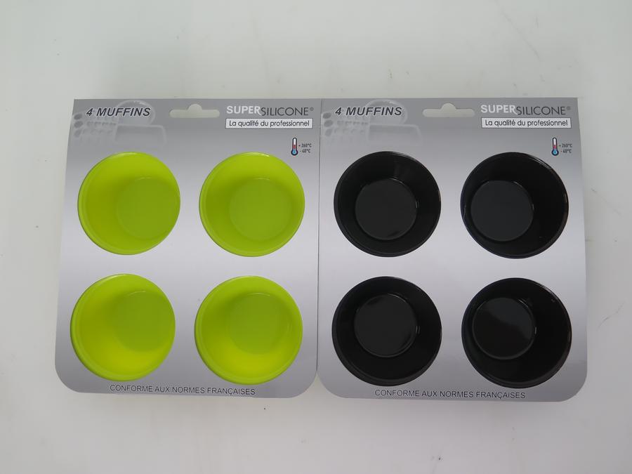 MOULE SILICONE 4 MUFFINS