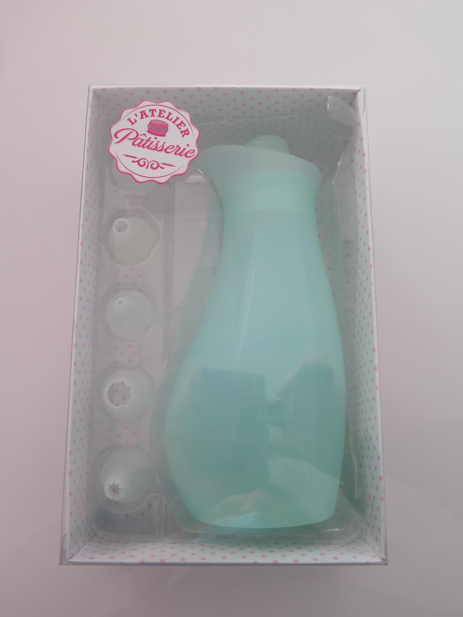 POIRE A CREME +5EMBOUTS VERT
