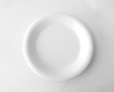 ASSIETTE PLATE MELAMINE BLANC