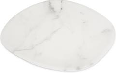 PLAT MELAMINE BLANC MARBRE