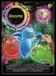 /3 BALLON LUMINEUX DINO