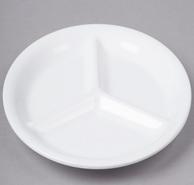 PLAT COMPARTIMENT BLANC