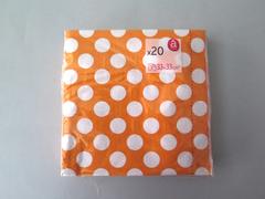 SERVIETTE EN PAPIER ORANGE