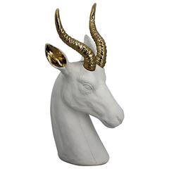 VASE GAZELLE EN RESINE