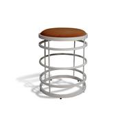 TABOURET TOMMY EN METAL BLANC