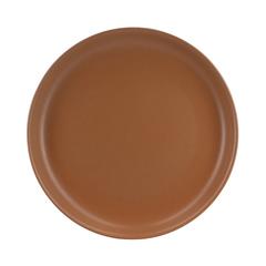 ASSIETTE PLATE MARRON D.27CM