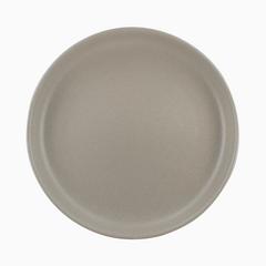 ASSIETTE PLATE GRIS D.27CM