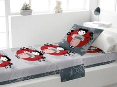 PARURE DRAPS 1P YOKI GRIS