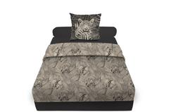 PARURE DRAPS 1P SAFARI NATUREL