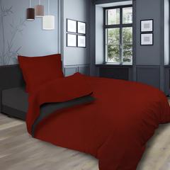 PARURE DE LIT 1P ROUGE/ANTH