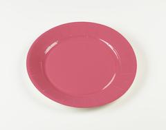 ASSIETTE CARTON ROSE BONBON