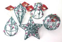 SUSPENSION METAL PERLES HT8CM