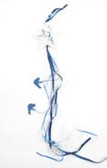 SUSPENSION ETOILE+RUBAN 10.5CM