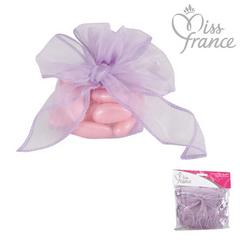 SAC ORGANZA NOEUD PRUNE /6