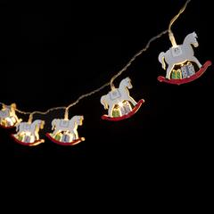 GUIRL LUMINEUSE CHEVAUX BOIS
