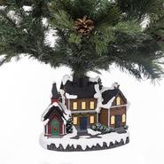 PIED DE SAPIN VILLAGE LUMINEUX