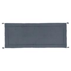 EDREDON VELOURS GRIS FONCE