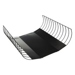 PORTE BUCHES EN METAL NOIR