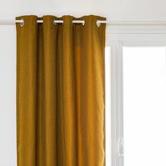 RIDEAU CHENILLE OCRE 140X260CM