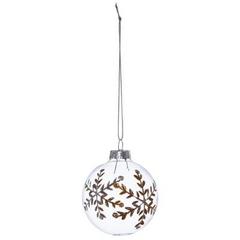 BOULE DE NOEL 60MM TRANSPARENT