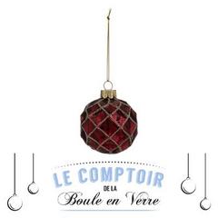 BOULE DE NOEL 60MM ALVEOLE