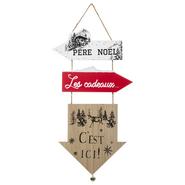 DECO PANCARTE 3 FLECHES 51CM