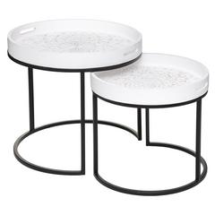 TABLE CAFE RONDE FANNY X2