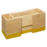 POT A COUVERTS BAMBOU MOUTARDE
