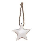 ETOILE EN BOIS BLANC