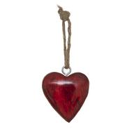 COEUR EN BOIS ROUGE