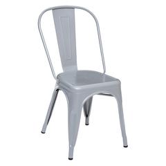 CHAISE METAL NIKO ARGENT