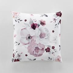 COUSSIN 50X50 FLOWER BLANC