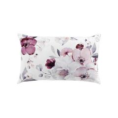 COUSSIN 30X50 FLOWER BLANC