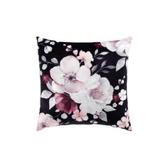 COUSSIN 40X40 FLOWER NOIR