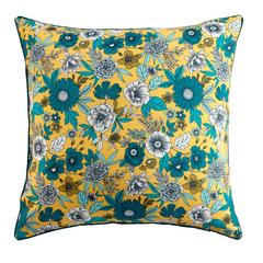 COUSSIN 60X60 BOHOFLORA JAUNE