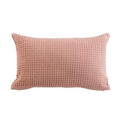 COUSSIN 30X50 GAUFRETTE ROSE