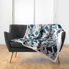 PLAID 125X150CM ISIBELLE BLEU