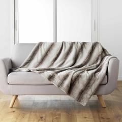 PLAID 120X150CM - MARRON