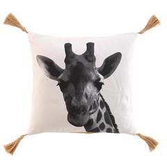 COUSSIN POMP. 40X40 COUMBA NAT