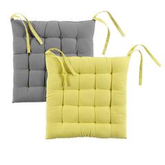 ASSISE MAT. 40X40 JAUNE/ANTH