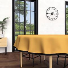 NAPPE MOUTARDE D.180CM