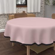 NAPPE VIEUX ROSE D.180CM